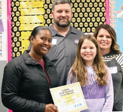 This month's Star Student of the Month: Karsyn Vasko