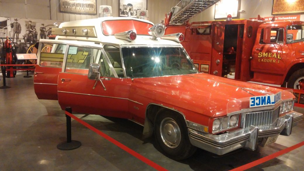 After years in storage, 1973 Cadillac ambulance shown in Firefighters