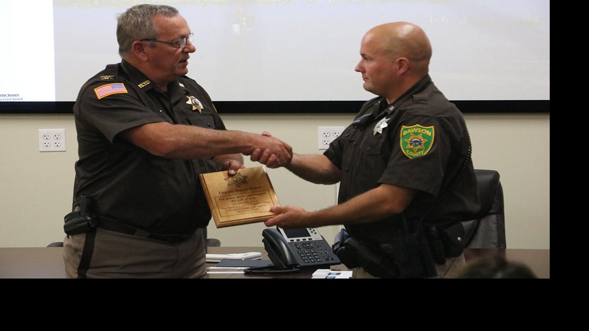 Dawson County Sheriff’s Deputy honored for lifesaving rescue during