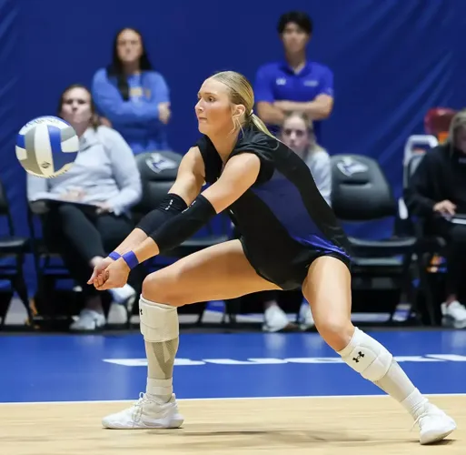Schmedding Goes from Rival to Key Player for UNK Volleyball