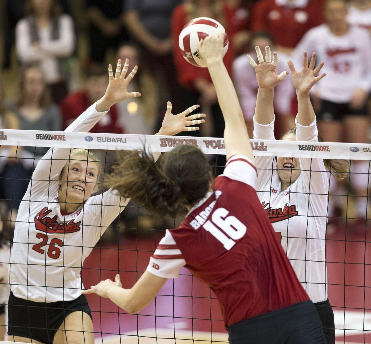 Rally helps Nebraska volleyball topple another power, as Huskers ...