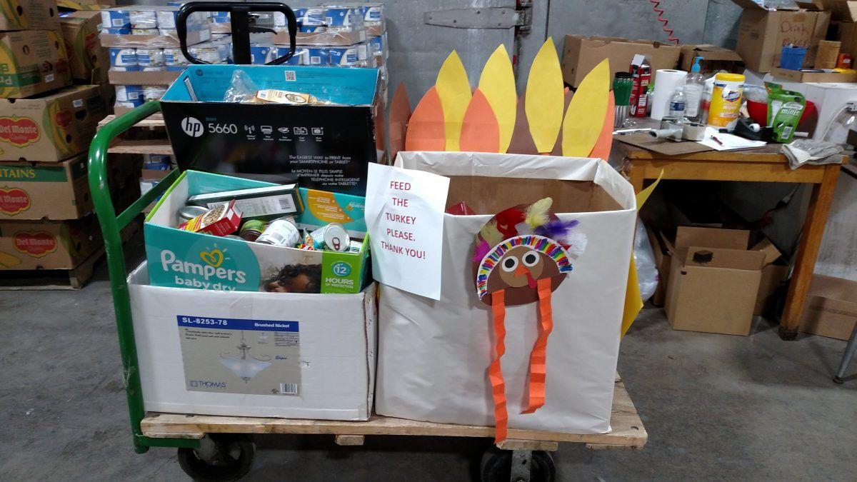 Box Decoration Ideas For Food Drive Two Birds Home