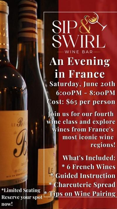 France Wine Tasting – Sip and Swirl