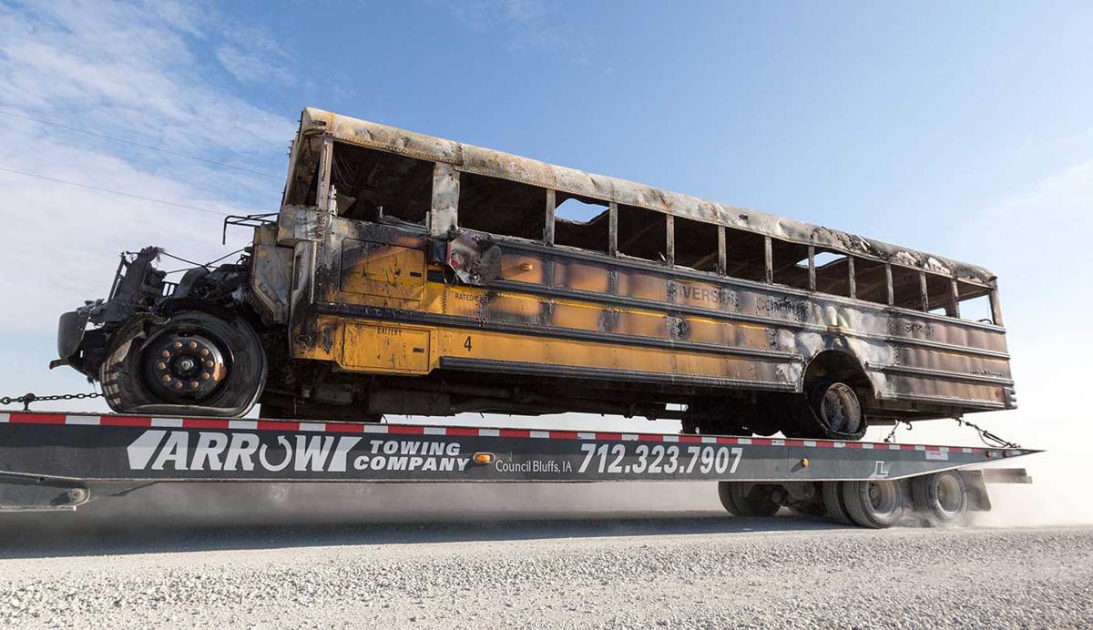 Iowa communities mourn driver, high school student killed in fire on
