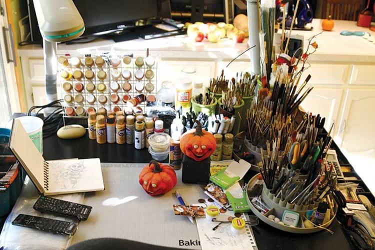 Hardin's desk