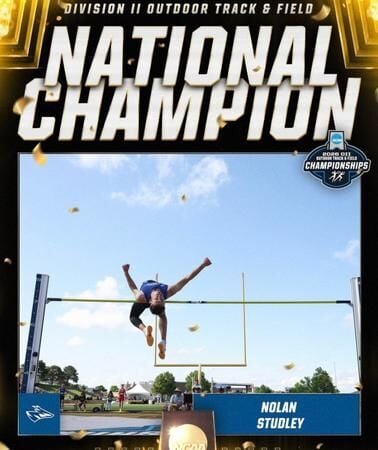 Studley and Brachle Finish 1-2 in the High Jump; Another AA Honor for Novacek