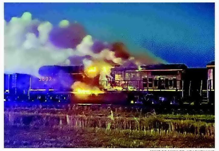 GIBBON TRAIN FIRE