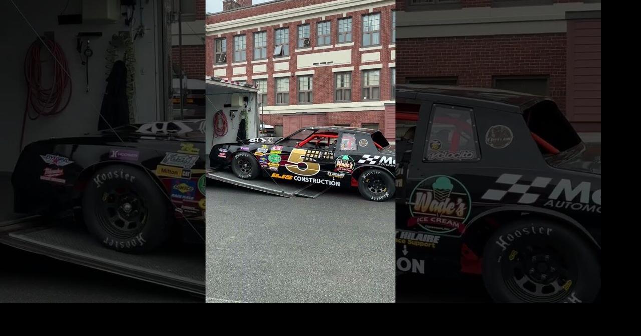 Erin Beaudry loads her racecar