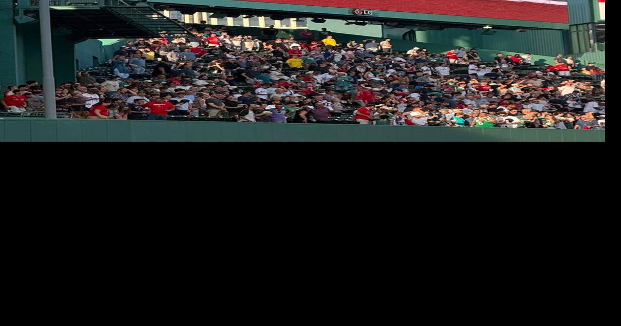 Local firefighters represent at Red Sox game