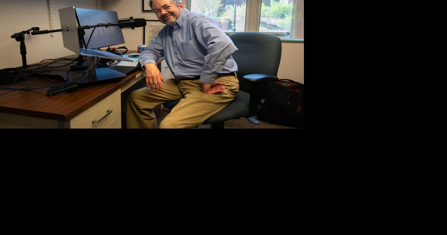 After almost four decades in education, Carozza gets behind the mic