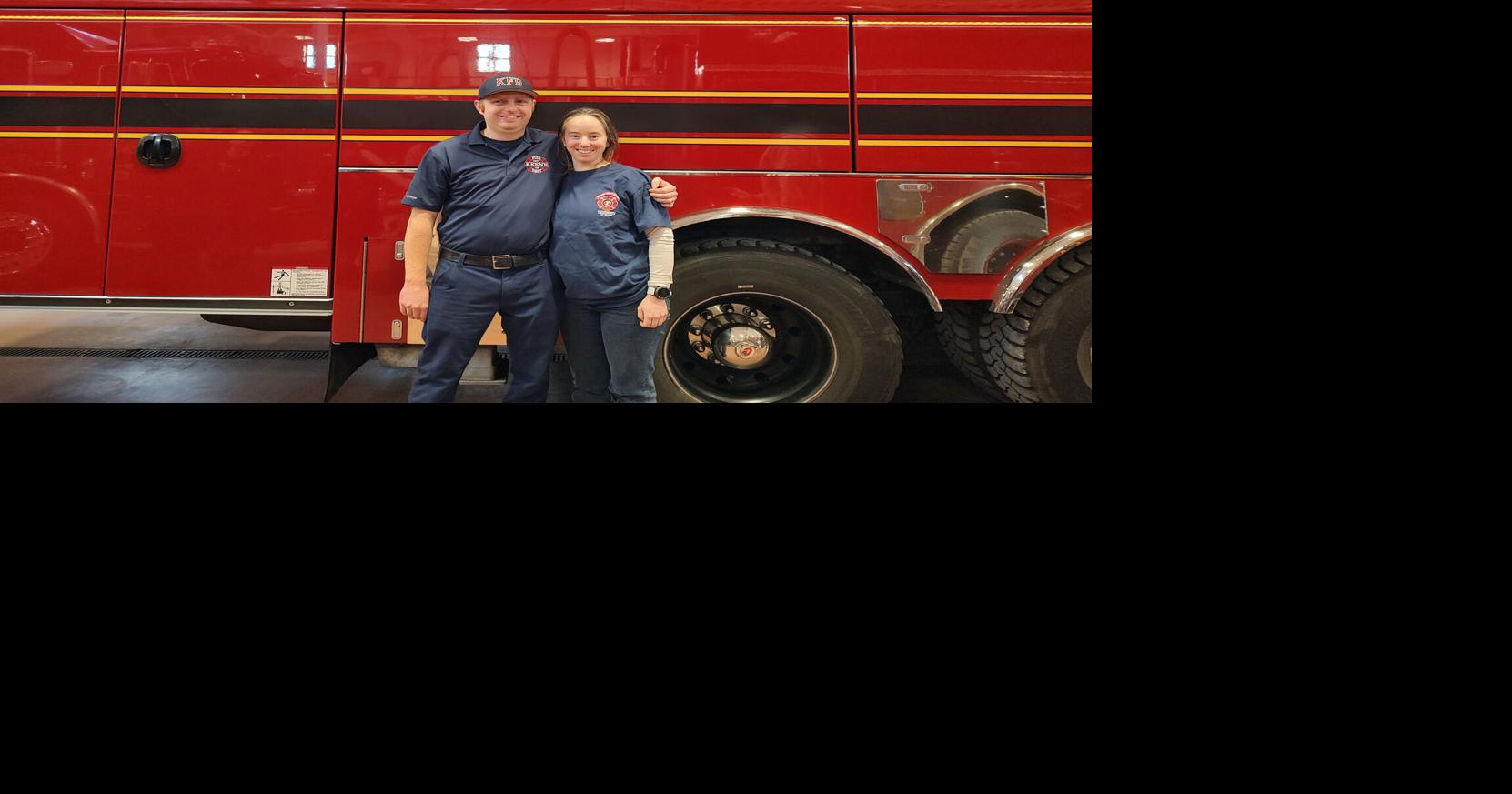 Woman reunites with Keene firefighters she credits with saving her life ...