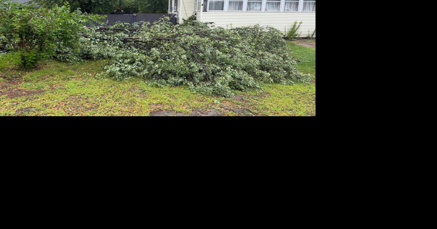 Where severe weather took down trees, power lines