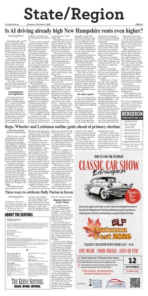 Page A8 | e-Edition | keenesentinel.com