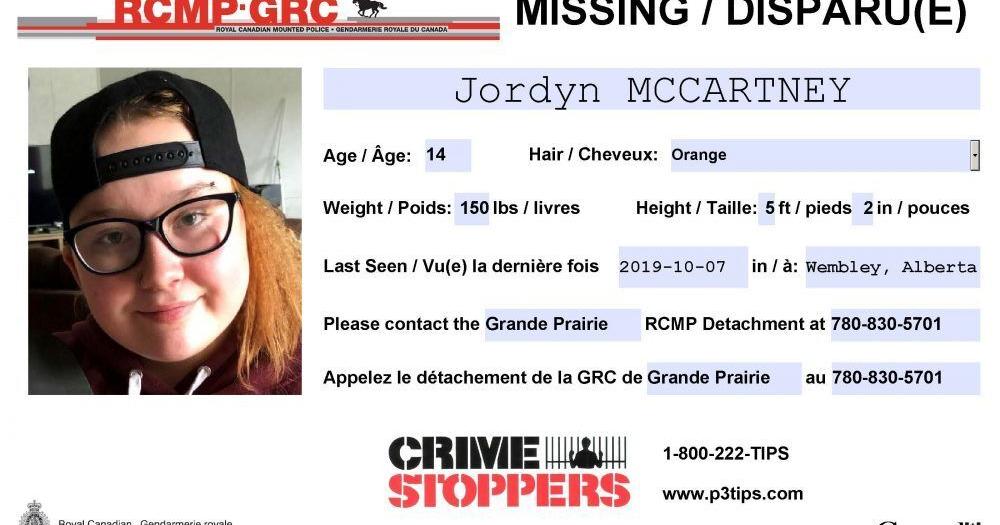 UPDATE: Grande Prairie RCMP looking for missing teen – Located | Local ...