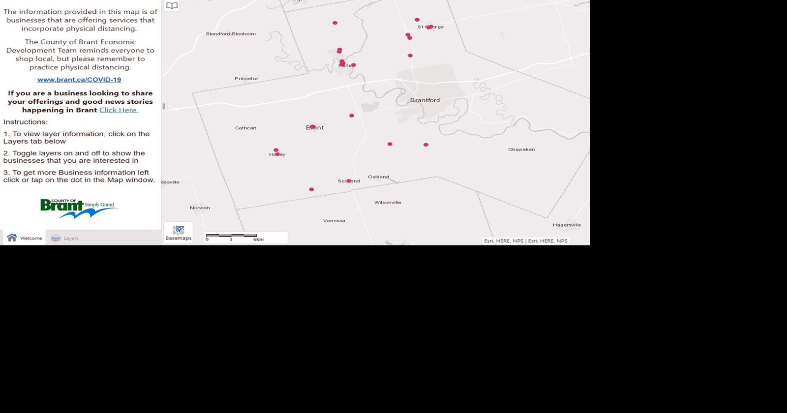 Brant maps out local businesses open during COVID-19 | Local News ...