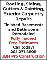JBH Painting and Drywall - Ad from 2026-06-01