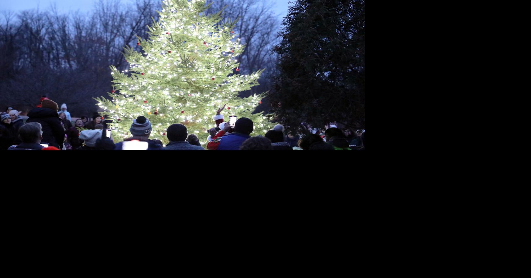 Kenosha County lights inaugural Christmas tree in park event