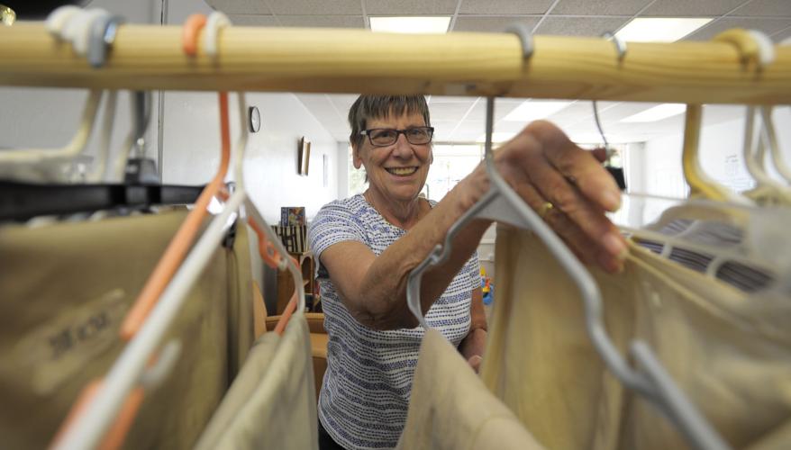 Community Connection Friedens church members offer free food and