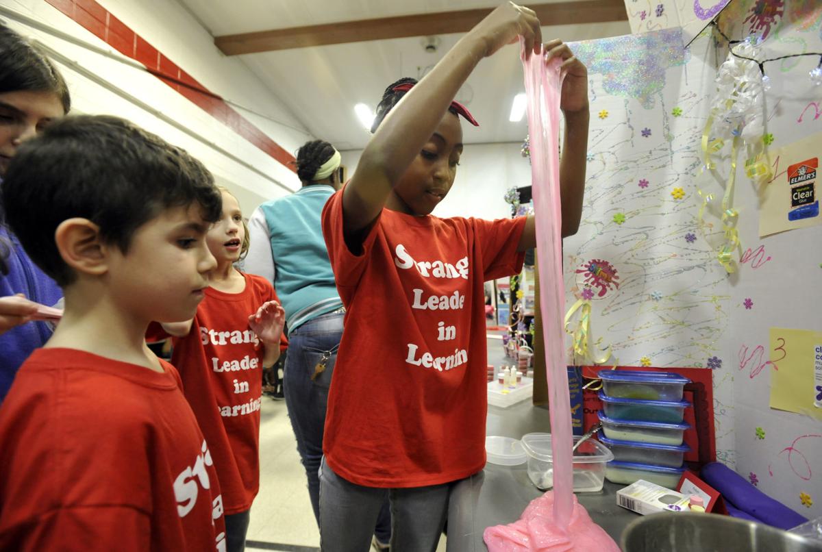 Students show off slime Curtis Strange elementary's annual learning