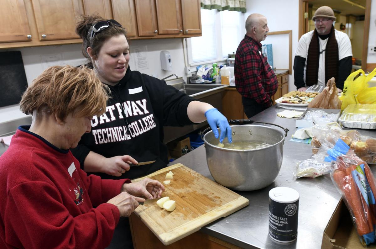 Church offers homeless a hot meal, warm shelter on a cold Christmas