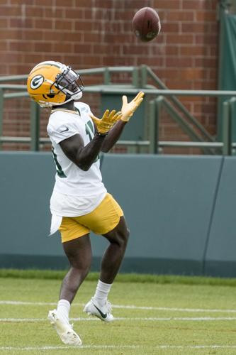 Duece Watts of the Green Bay Packers in action in the second half