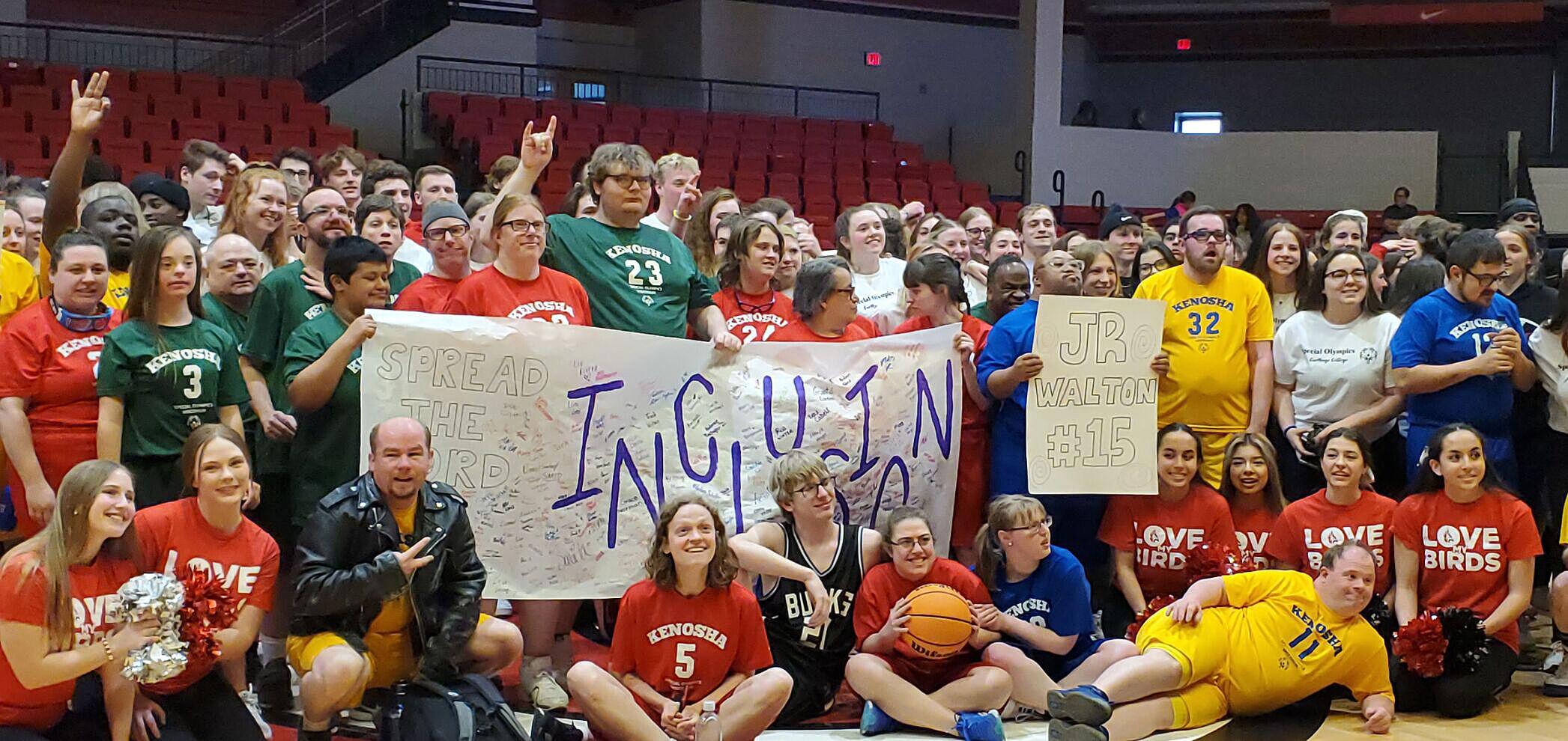 Special Olympics basketball game at Carthage College