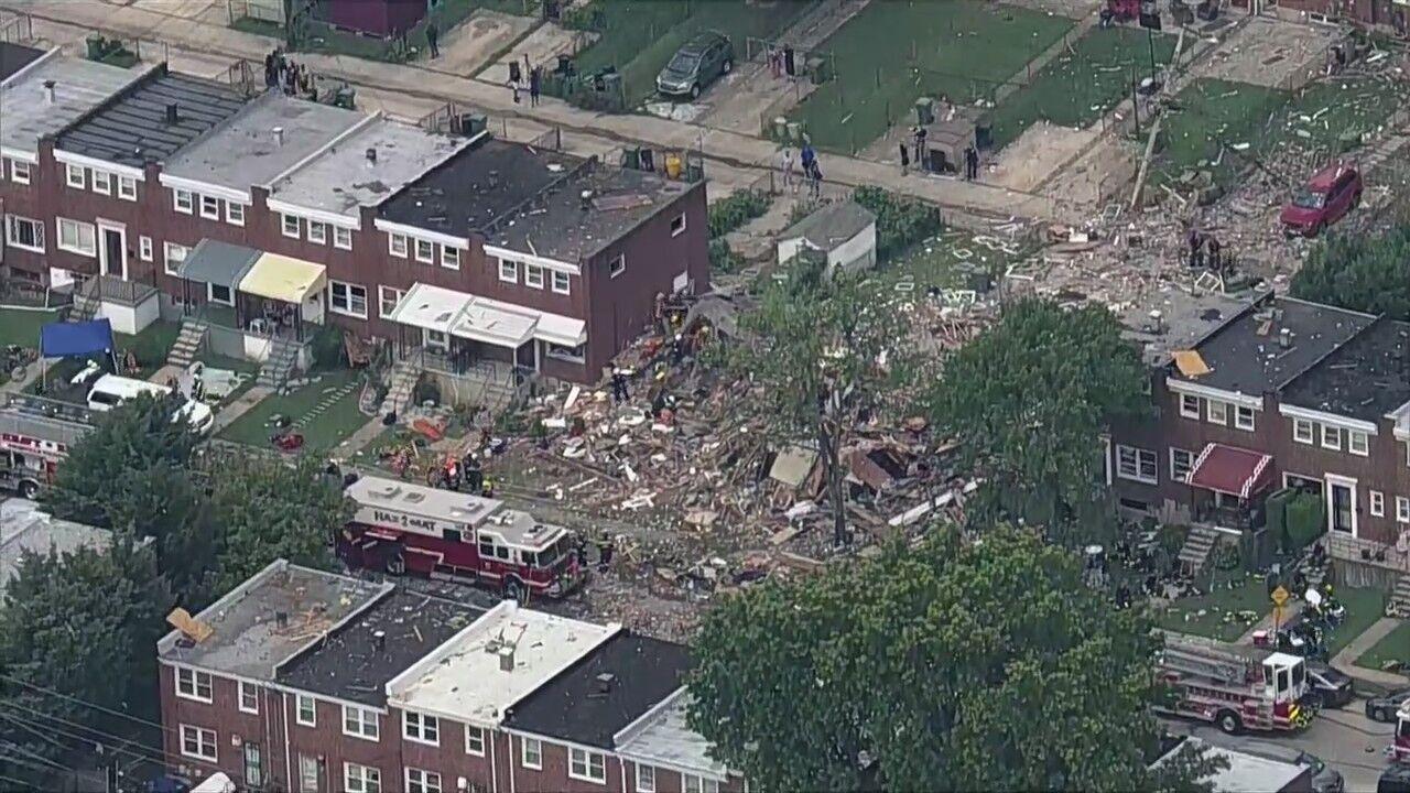 Aerial footage shows aftermath of Baltimore explosion National News