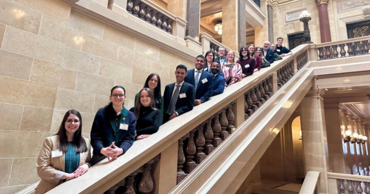 UW–Parkside Students Present at Statewide Research in the Rotunda Event