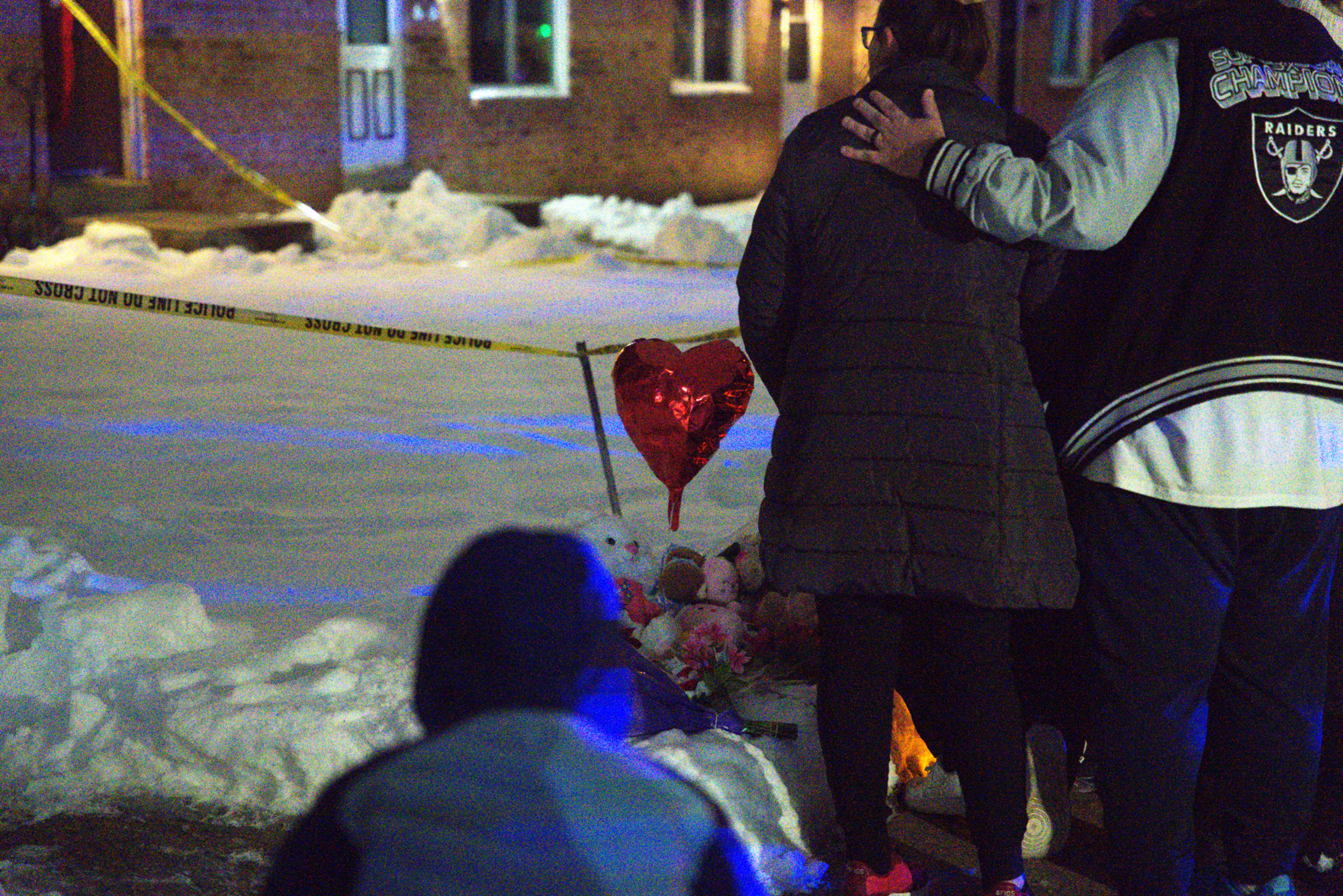 Vigil held for three Kenosha children who died in fire