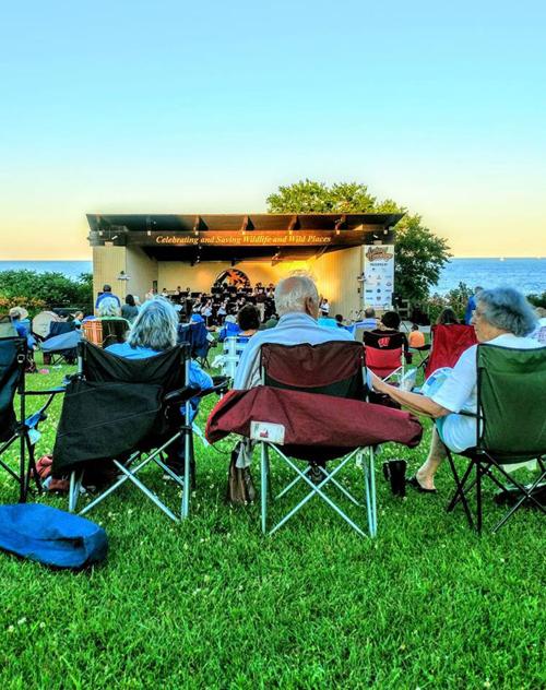 Racine Concert Band from the hill