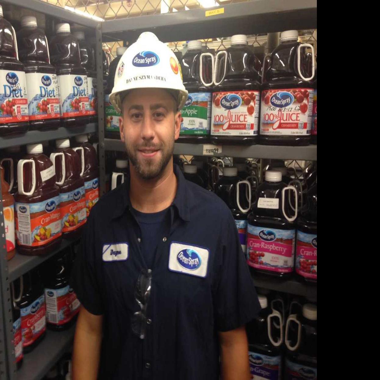 On The Job Dayne Szymandera Ocean Spray Cranberries Business Kenoshanews Com