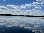 Clouds reflecting