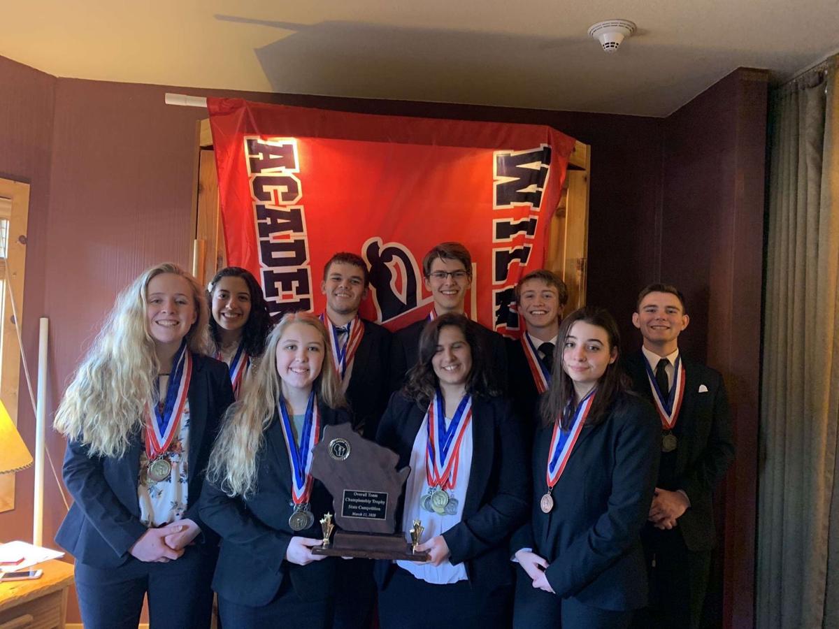 Wilmot High School AcaDec team