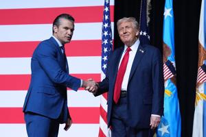 Trump and Hegseth declare an end to 'politically correct' leadership in the US military
