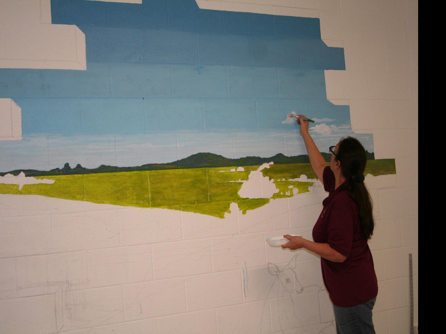 Local Artist S Mural Depicts Long Road Ahead Yet For Seniors Local News Kenoshanews Com