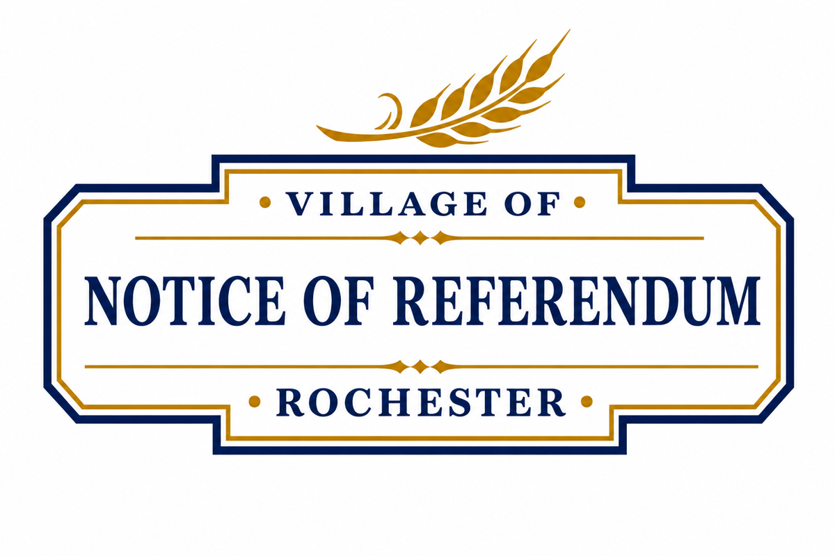 Notice of Referendum Type A