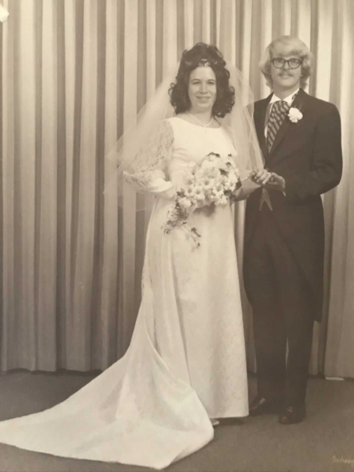 50th wedding anniversary dress bride