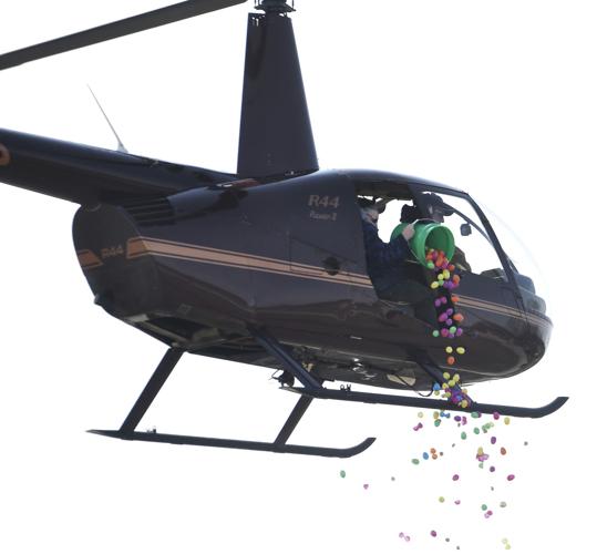 First Student holds helicopter egg drop for Easter celebration
