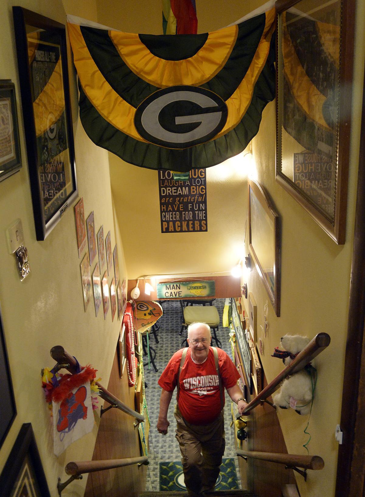 The Shrine Local Packer Fans Deck Out Basement Local News Kenoshanews Com