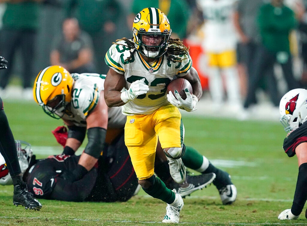 FILE - Green Bay Packers quarterback Jordan Love (10) warms up before an  NFL football game against the Detroit Lions Sunday, Jan. 8, 2023, in Green  Bay, Wis. The Packers and quarterback