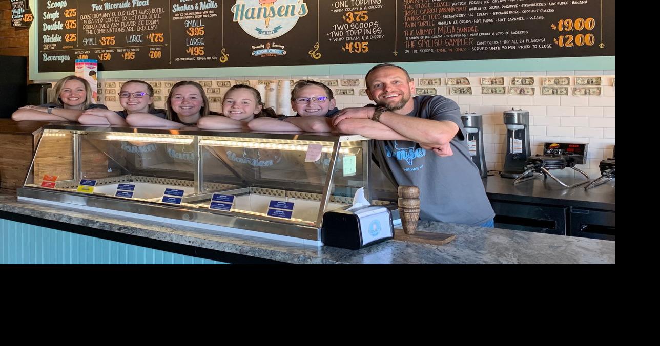 Hansen's Ice Cream Parlor will not reopen in Wilmot in March