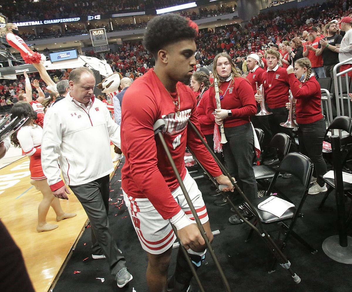 Wisconsin men's basketball guard Chucky Hepburn provides update on his  injured leg