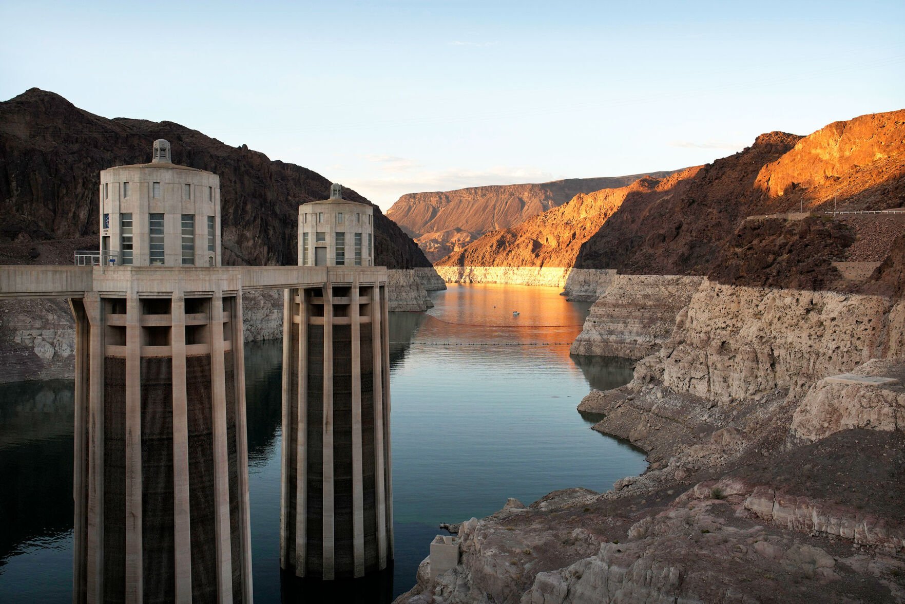 Lake Mead water crisis exposes volcanic rock from eruptions 12 million years photo image