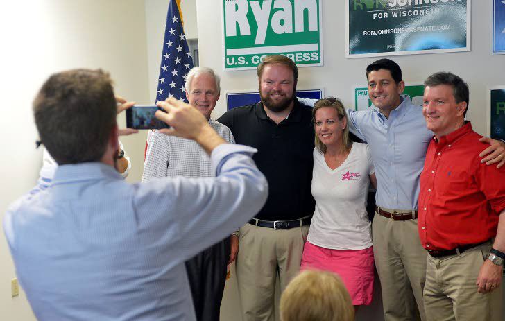 Ryan, Johnson help open Republican office in Kenosoha