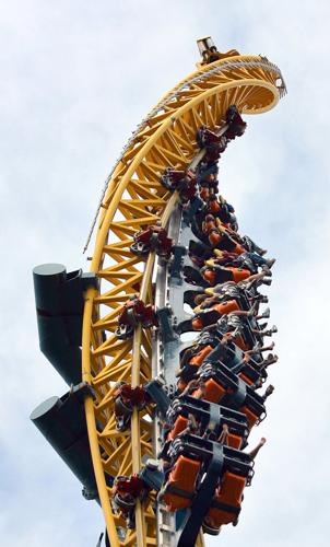Vertical speed of six flags