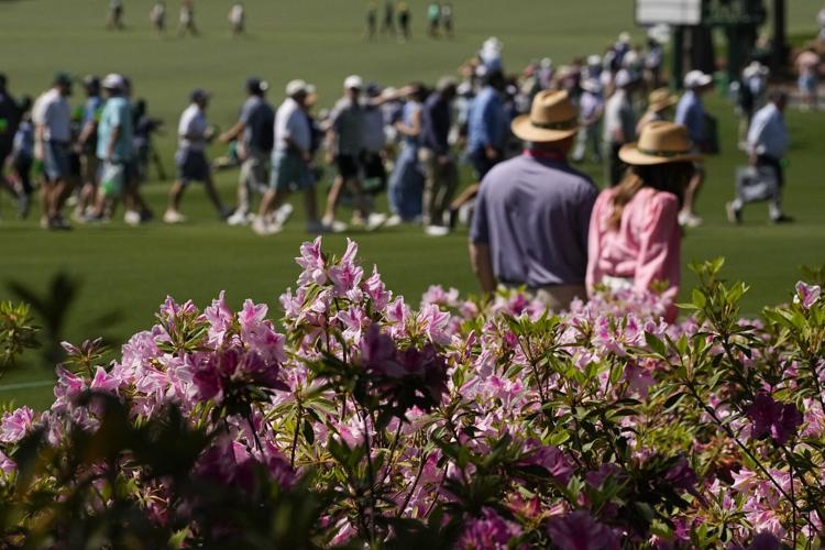 Augusta National dry, so far, but also in bloom