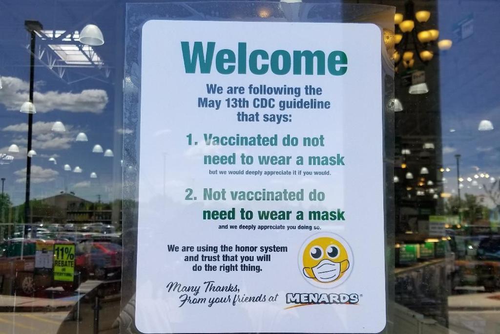 pix Cdc Mask Guidelines Signage watch now kenosha readies for end of