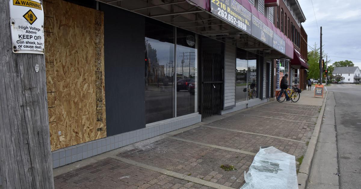 Kenosha Post Riots Kenosha shops clean up in aftermath of protest, small riots
