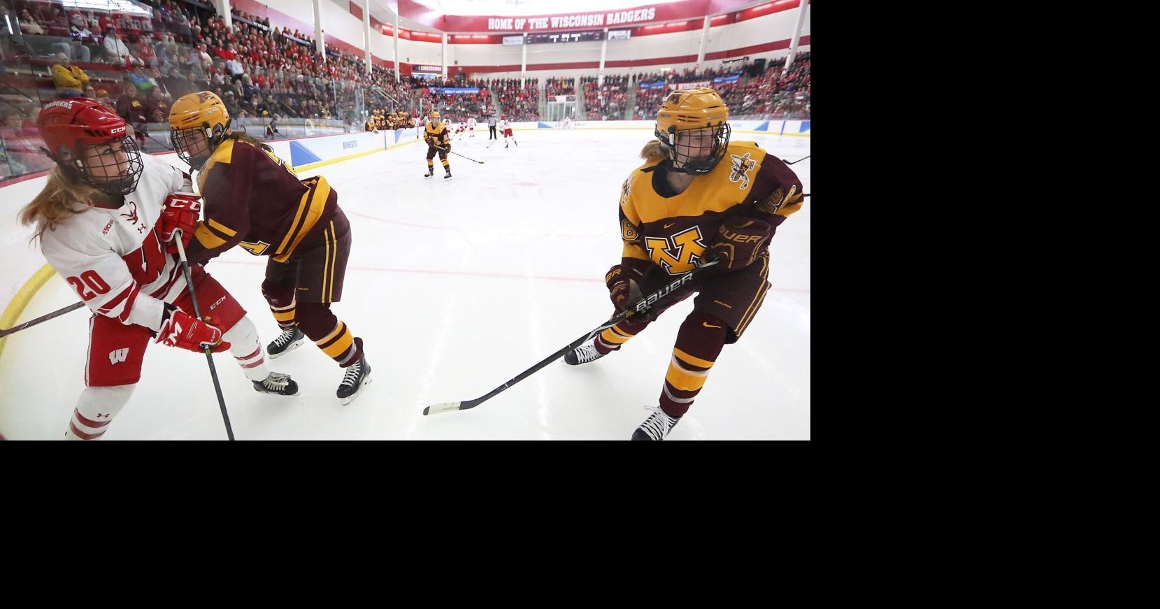 10 years of Wisconsin women's hockey at LaBahn Arena, from 1 to 10