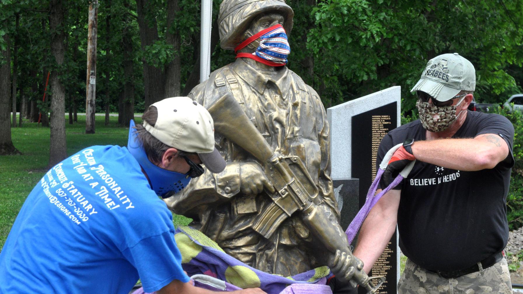 Military Statue Gets Emotional Welcome In Bloomfield Local News Kenoshanews Com Military Statue Gets Emotional Welcome In Bloomfield Local News Kenoshanews Com